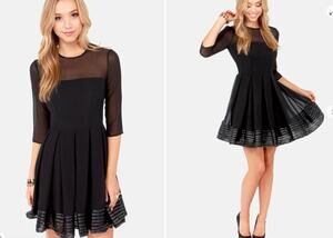 BB Dakota India Black Dress Size 6